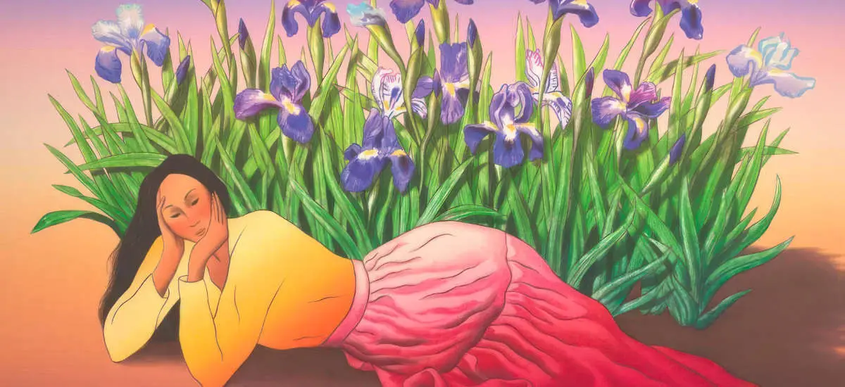 Iris - R.C. Gorman Navajo Gallery - Flowers