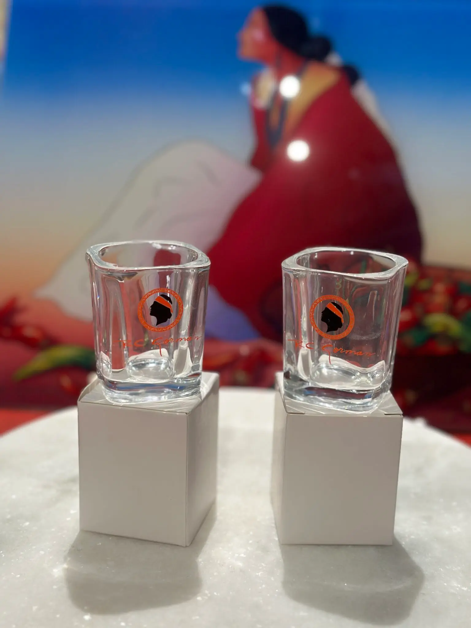 RC Gorman Shot Glass