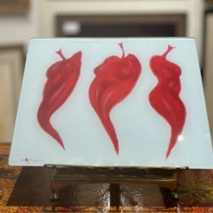 Chile Pepper Chorus Line - Charcuterie Board