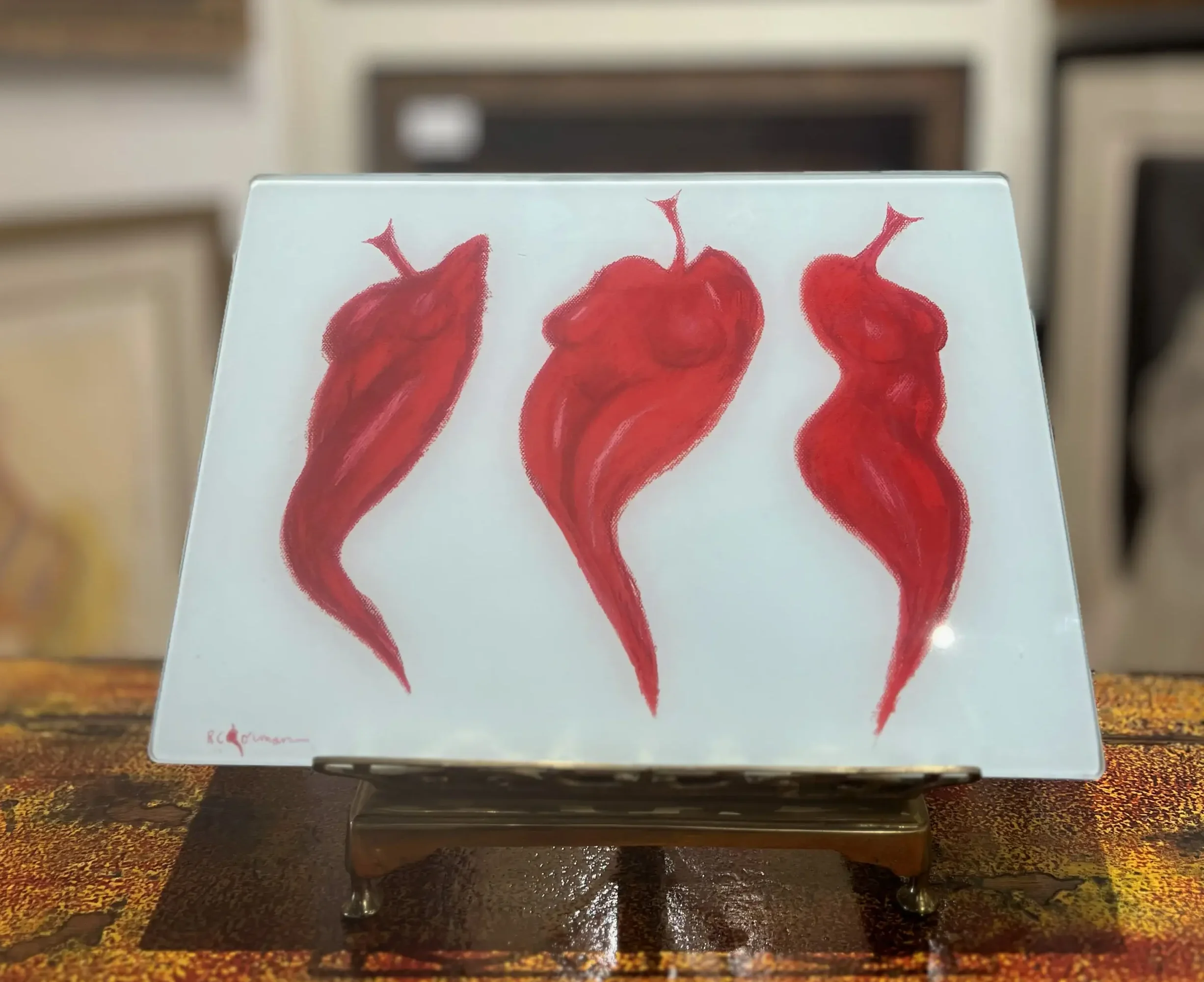 Chile Pepper Chorus Line - Charcuterie Board