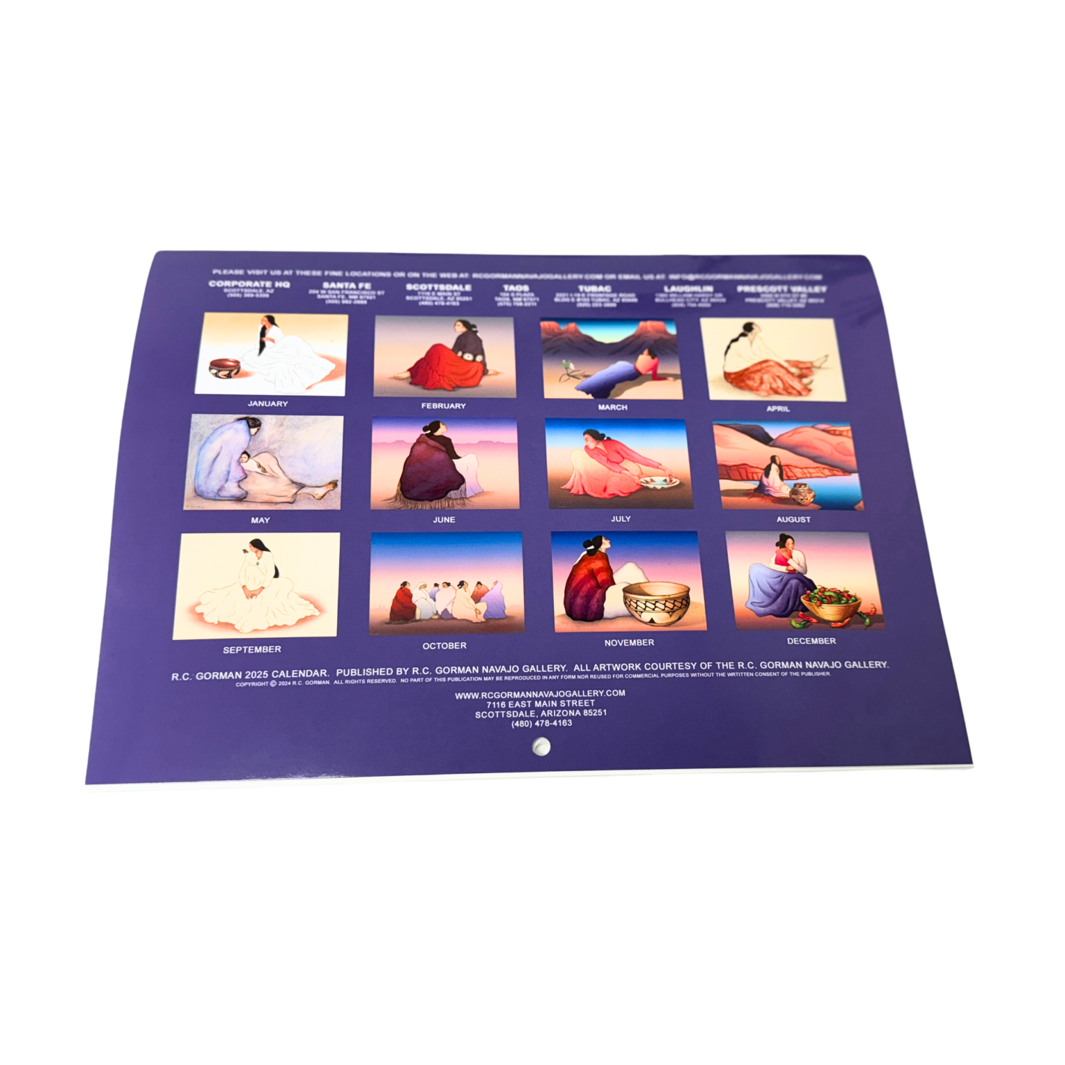 R.C. Gorman 2025 Calendar